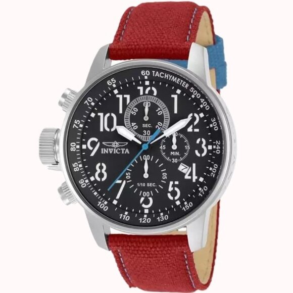 Invicta 12070 Men's I-Force Red Chronograph Round Analog Watch - Picture 1 of 4